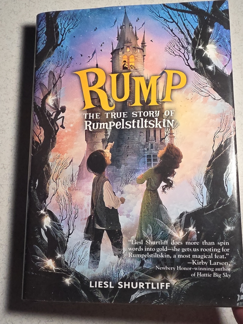 Rump: The True Story of Rumpelstiltskin - Illustrated Kids Book (Purple, Gold)